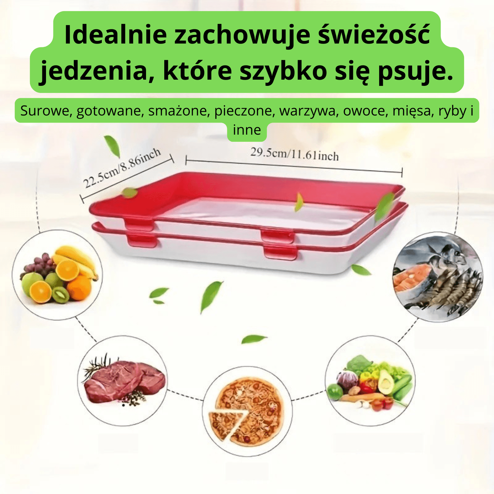 Wydłużająca świeżość produktów - Tacka SmartSeal